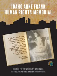 Anne Frank Memorial Poster